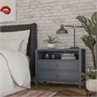 Novogratz Her Majesty 2 Drawer Nightstand in Blue