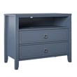 Novogratz Her Majesty 2 Drawer Nightstand in Blue