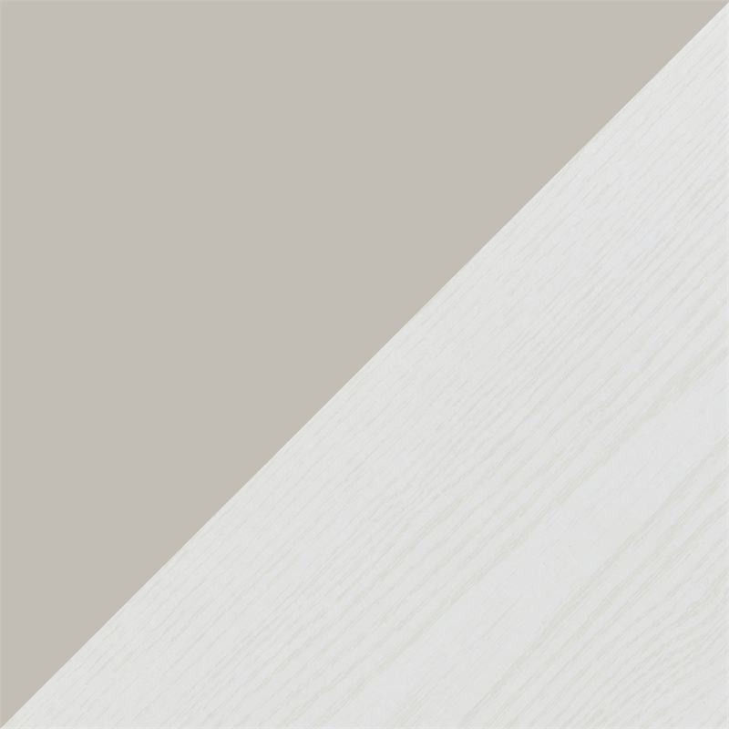 Novogratz Kelly Accent Cabinet in White/Taupe