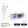Ameriwood Home Luna Fireplace TV Stand for TVs up to 75