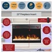Ameriwood Home Luna Fireplace TV Stand for TVs up to 75