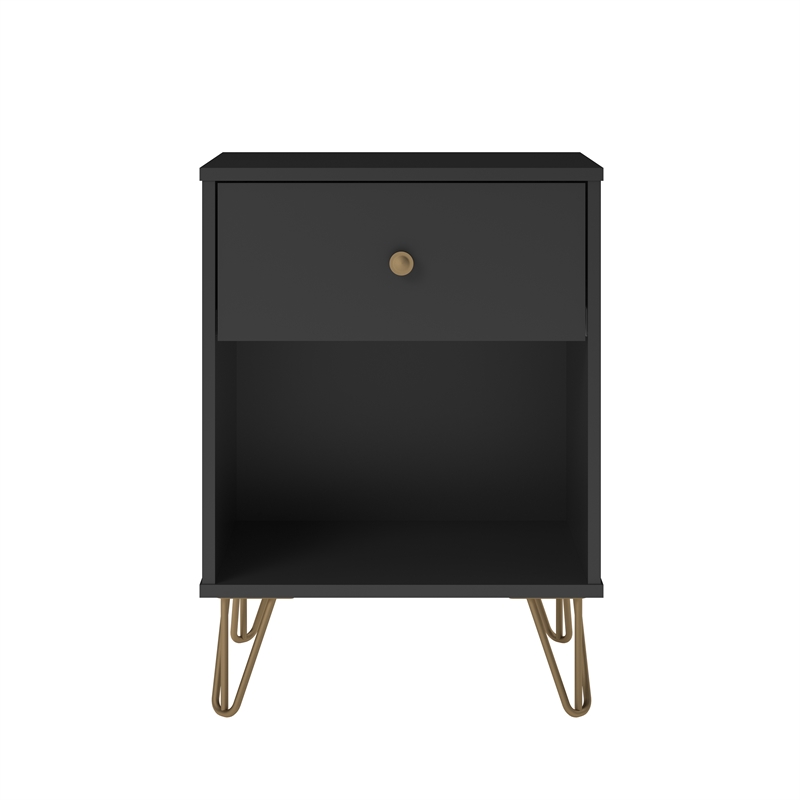 Novogratz Owen Nightstand in Black