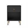 Novogratz Owen Nightstand in Black