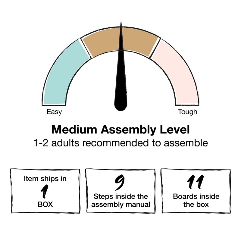 Mr.Kate Effie Nightstand in Pale Pink