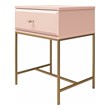 Mr.Kate Effie Nightstand in Pale Pink