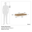 Little Seeds Shiloh Changing Table Topper in Natural