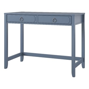 Novogratz Her Majesty 2 Drawer Writing Desk in Blue