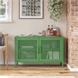 Ameriwood Home Novogratz Channing 2-Door Metal Storage Locker in Kelly Green