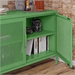 Ameriwood Home Novogratz Channing 2-Door Metal Storage Locker in Kelly Green