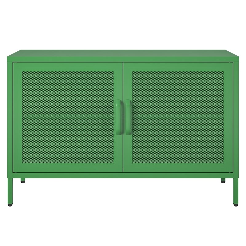 Ameriwood Home Novogratz Channing 2-Door Metal Storage Locker in Kelly Green