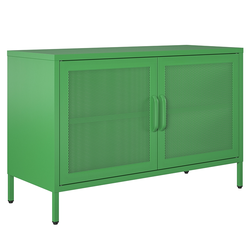 Ameriwood Home Novogratz Channing 2-Door Metal Storage Locker in Kelly Green