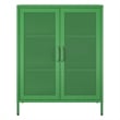 Ameriwood Home Novogratz Channing 2-Door Metal Accent Cabinet in Kelly Green