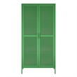 Ameriwood Home Novogratz Channing Metal Storage Cabinet Locker in Kelly Green