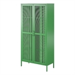Ameriwood Home Novogratz Channing Metal Storage Cabinet Locker in Kelly Green