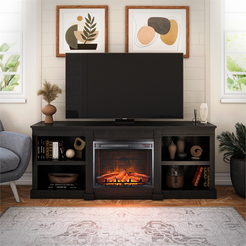 Ameriwood Home Baileywick Engineered Wood Console for TVs up to 75