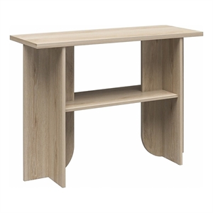 Ameriwood Home Engineered Wood Novogratz Voler Console Table in Light Oak
