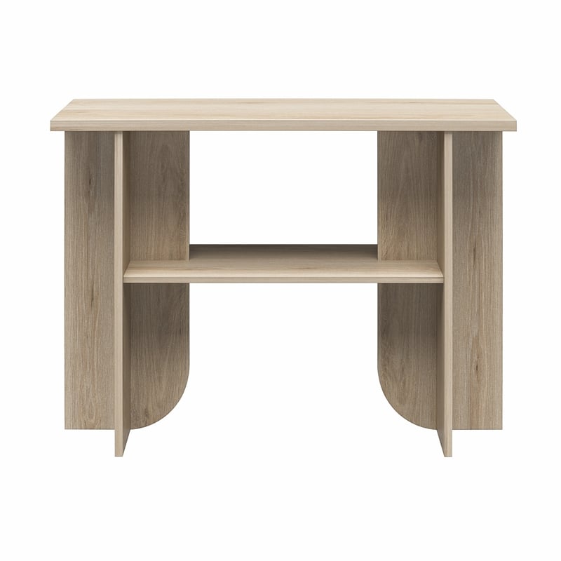 Ameriwood Home Engineered Wood Novogratz Voler Console Table in Light Oak
