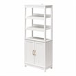 Mr.Kate Tess 2 Door Bookcase with Modular Storage Options - Ivory Oak