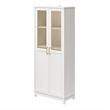 Mr.Kate Tess 2-Door Wide Storage Cabinet w/ Modular Storage Options - Ivory Oak