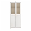 Mr.Kate Tess 2-Door Wide Storage Cabinet w/ Modular Storage Options - Ivory Oak