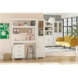 Mr.Kate Tess Standing Desktop/Workstation w/Modular Storage Options - Ivory Oak