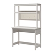 Mr.Kate Tess Standing Desktop/Workstation w/Modular Storage Options - Ivory Oak
