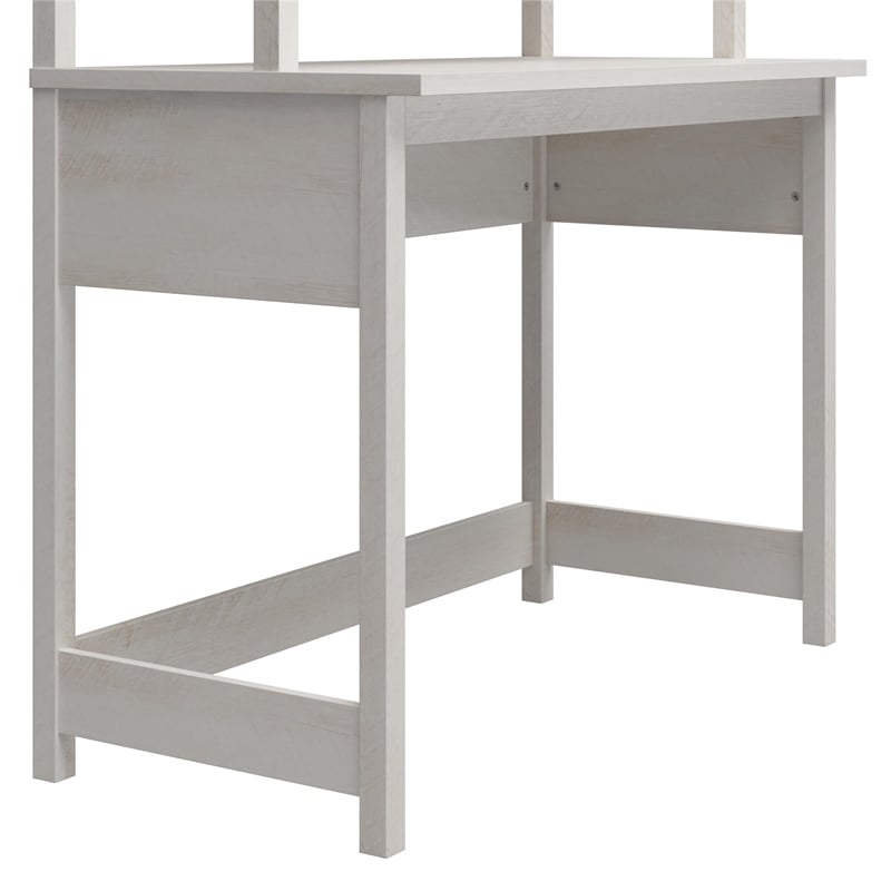 Mr.Kate Tess Standing Desktop/Workstation w/Modular Storage Options - Ivory Oak