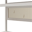 Mr.Kate Tess Standing Desktop/Workstation w/Modular Storage Options - Ivory Oak