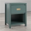 Little Seeds Monarch Hill Haven Kids' 1 Drawer Nightstand in Hunter Green