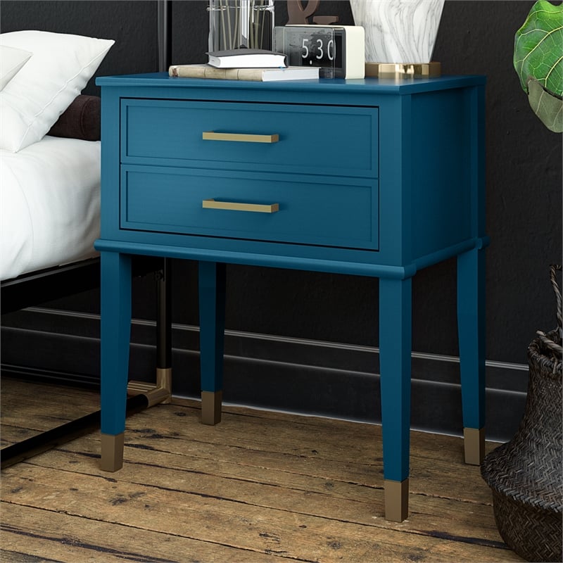 CosmoLiving by Cosmopolitan Westerleigh End Table in Moroccan Blue