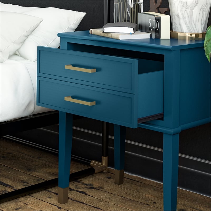 CosmoLiving by Cosmopolitan Westerleigh End Table in Moroccan Blue