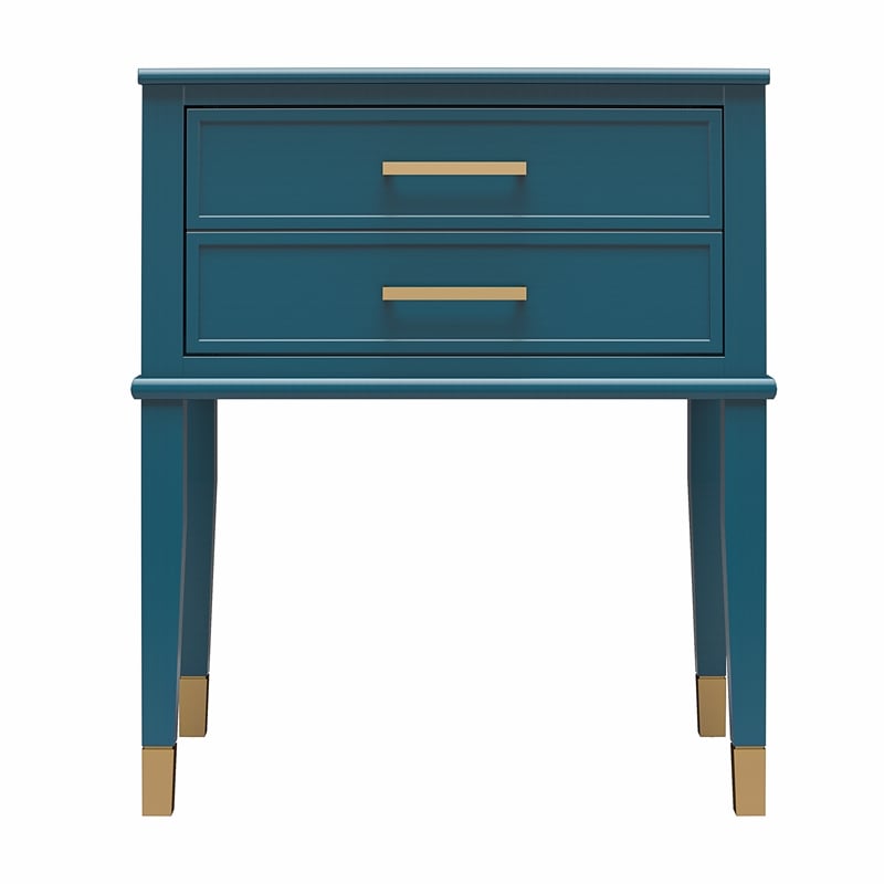 CosmoLiving by Cosmopolitan Westerleigh End Table in Moroccan Blue