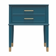 CosmoLiving by Cosmopolitan Westerleigh End Table in Moroccan Blue