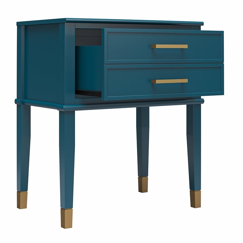 CosmoLiving by Cosmopolitan Westerleigh End Table in Moroccan Blue