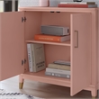 CosmoLiving by Cosmopolitan Westerleigh 2-Door Accent Cabinet in Pale Pink