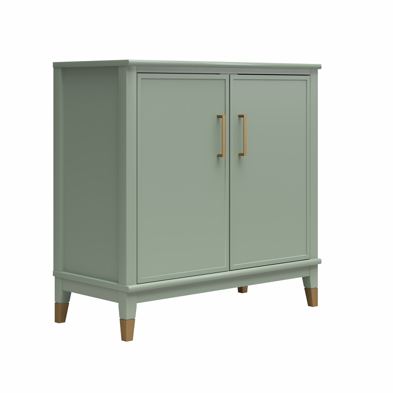 CosmoLiving by Cosmopolitan Westerleigh 2-Door Accent Cabinet in Pale Green