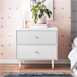 CosmoLiving by Cosmopolitan Elizabeth Nightstand in White