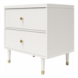 CosmoLiving by Cosmopolitan Elizabeth Nightstand in White