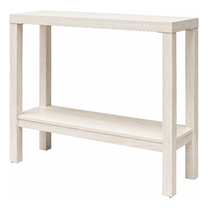 Ameriwood Home Parsons Wrap-Around Sofa Accent Tables Bundle of Two in White Oak