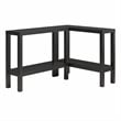 Ameriwood Home Parsons Wrap-Around Sofa Accent Tables Bundle of Two in Black Oak