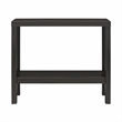 Ameriwood Home Parsons Wrap-Around Sofa Accent Tables Bundle of Two in Espresso