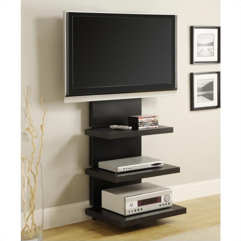 Altra Furniture Hollow Core Altramount Tv Stand In Black 1186096