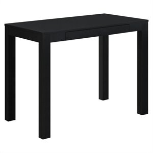 altra furniture parsons writing desk in black