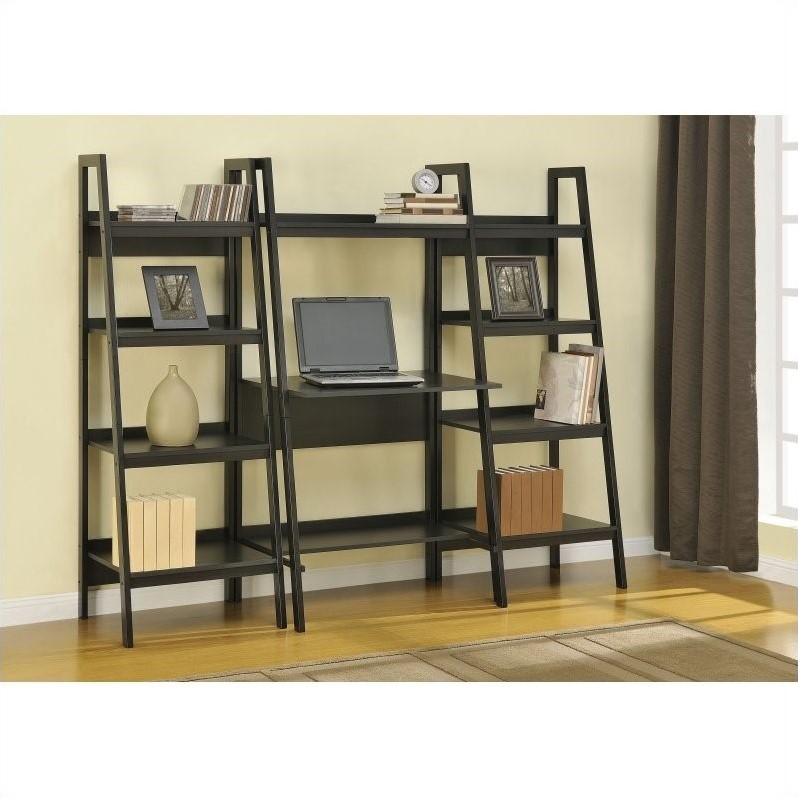 Altra Furniture 4 Shelf Ladder Bookcase, Asher Ladder Bookcases