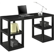 Altra Furniture Parsons Deluxe Hollow Core/Laminate Writing Desk in Black Oak