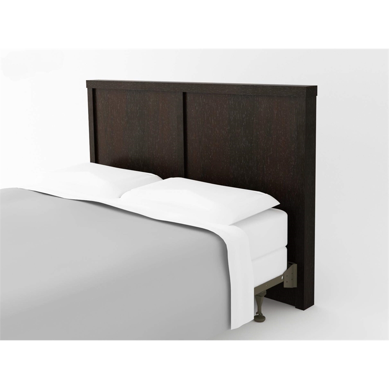 Ameriwood Home Hollow Core Full and Queen Headboard in Black Forest