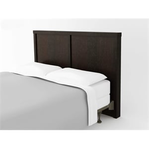 Ameriwood Home Hollow Core Full and Queen Headboard in Black Forest