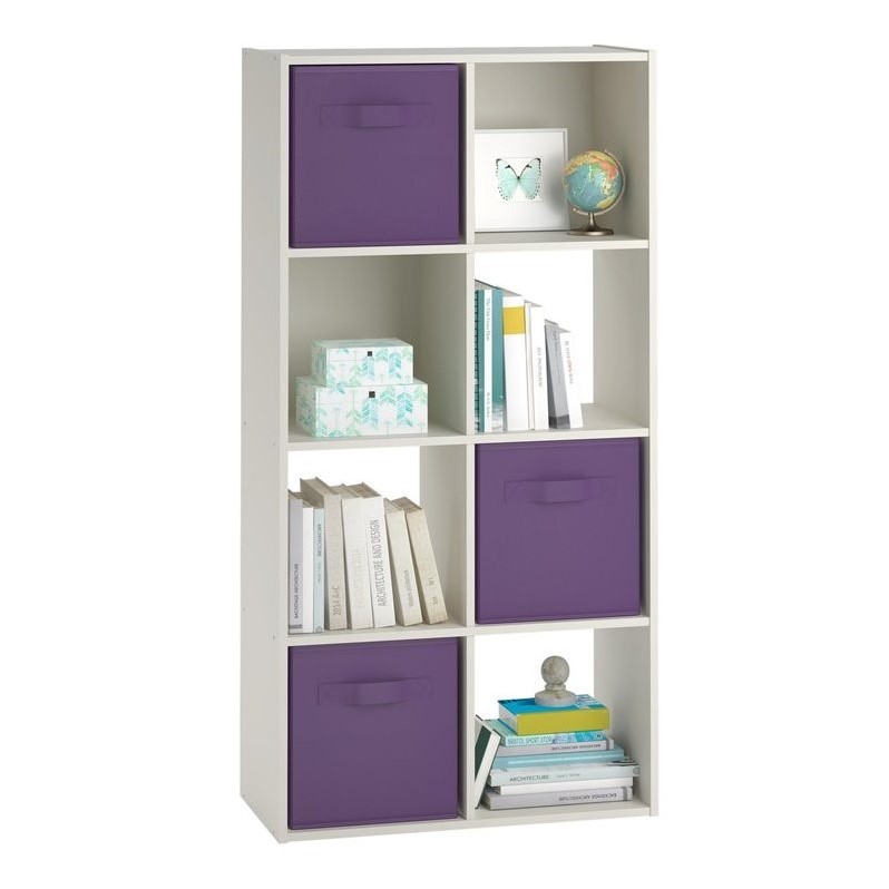 Fabric Storage Bin in Purple 7701896S
