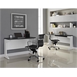 Altra Furniture Pursuit Hutch in White and Gray