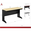 Altra Furniture Pursuit Hutch in White and Gray